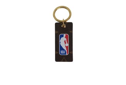 Louis Vuitton X NBA Letters Tab Keyring, front view